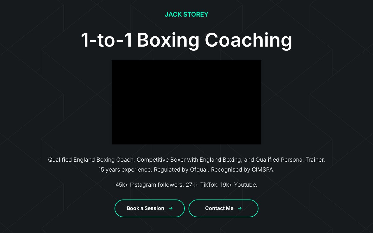 Jacob Storey Boxing Jack Storey - Boxing Coach